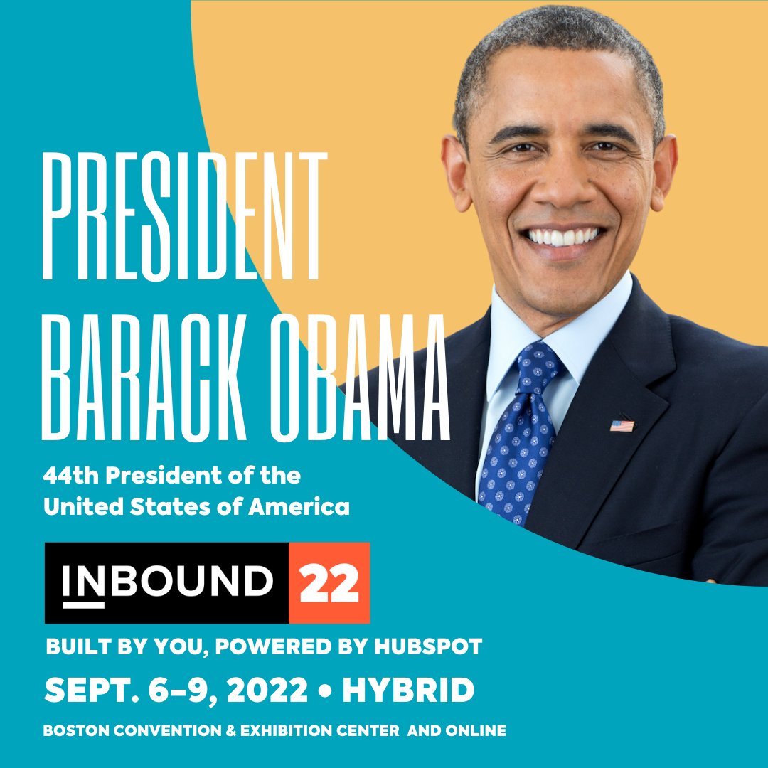 Headliner Inbound 2022 Barack Obama